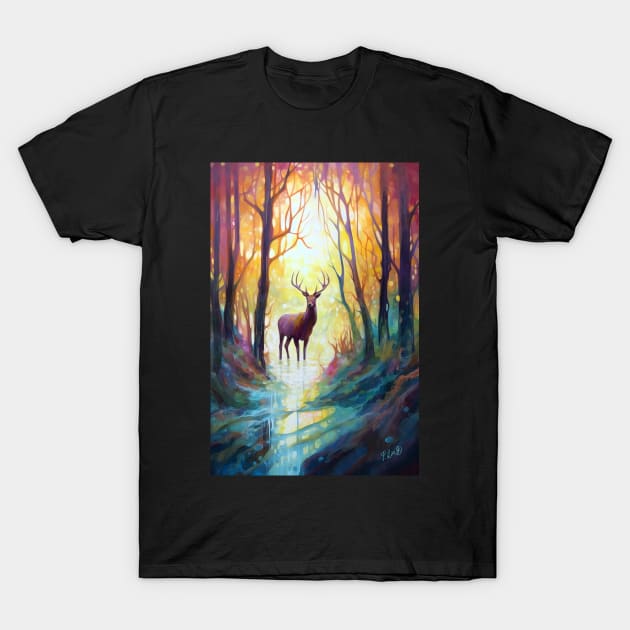 Deep in the golden hour2 T-Shirt by redwitchart